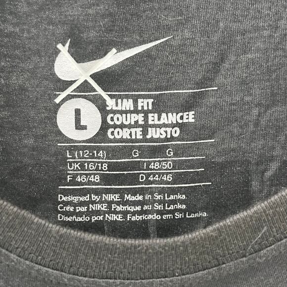 Nike Run Women's LG "Adios Suckers" Slim Fit Graphic T-shirt - Picture 4 of 5